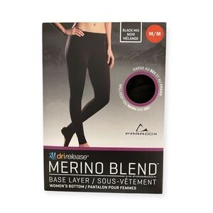 NWT Paradox Women's Black Merino Blend Leggings